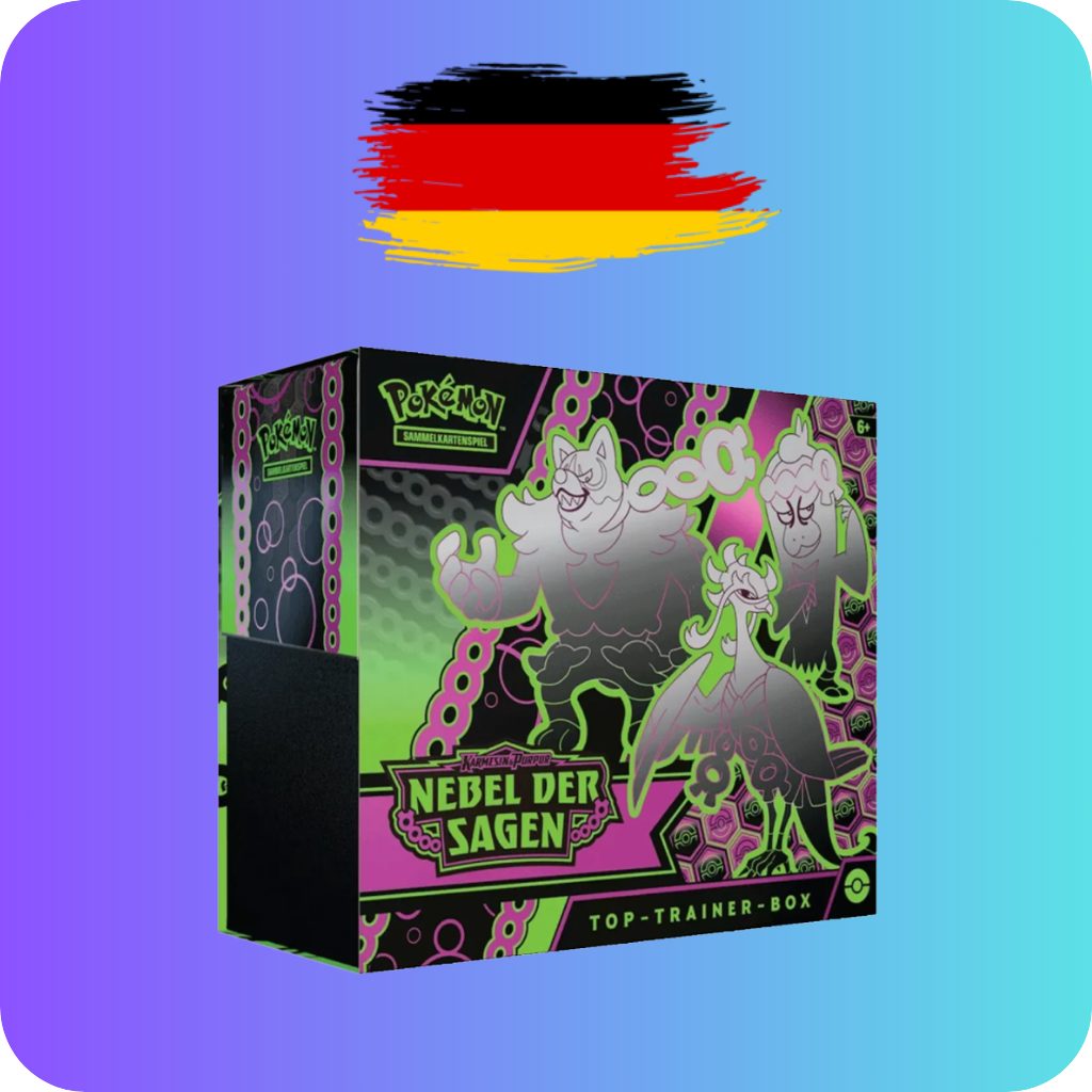 Pokemon Nebel der Sagen Top-Trainer-Box TTB Deutsch Sealed
