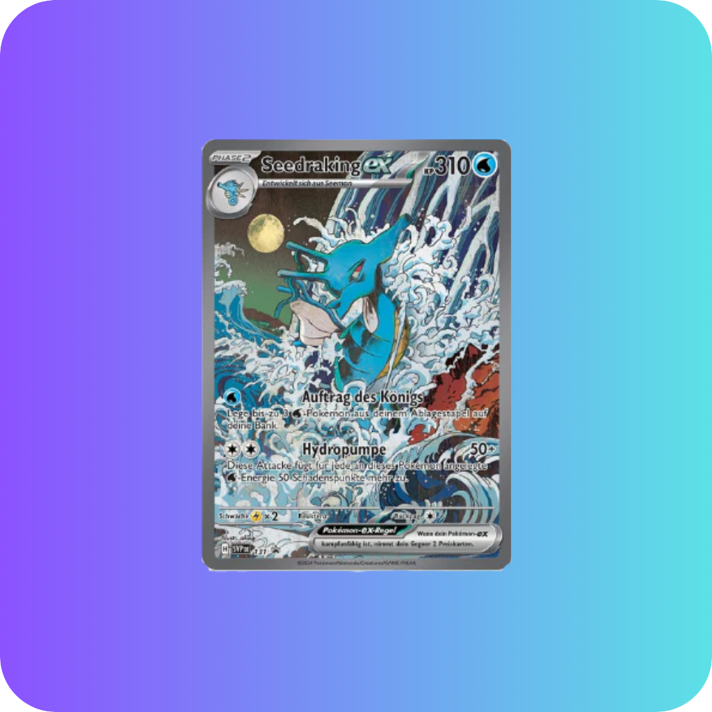 Pokemon SVP Promo - Seedraking Ex 131 SVP DE Einzelkarte NM - Pokemon Karte Deutsch Black Star Promo
