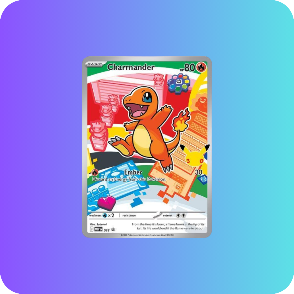 Charmander 038 MEP Black Star Promos 30th Anniversary