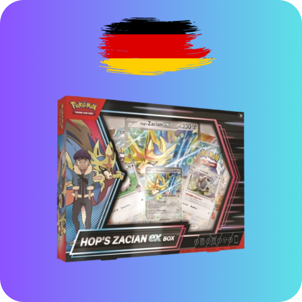 Pokemon Hop-Zacian ex Box Deutsch Sealed
