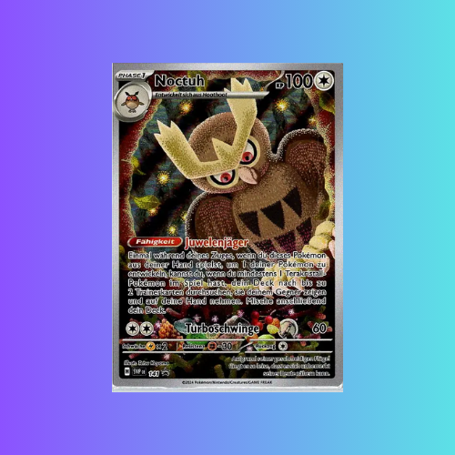 Pokemon SVP Promo - Noctuh 141 SVP DE Einzelkarte NM - Pokemon Karte Deutsch Black Star Promo