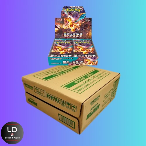 Pokemon Ruler of the Black Flame - Display Sealed Case - New - Japanisch sv3