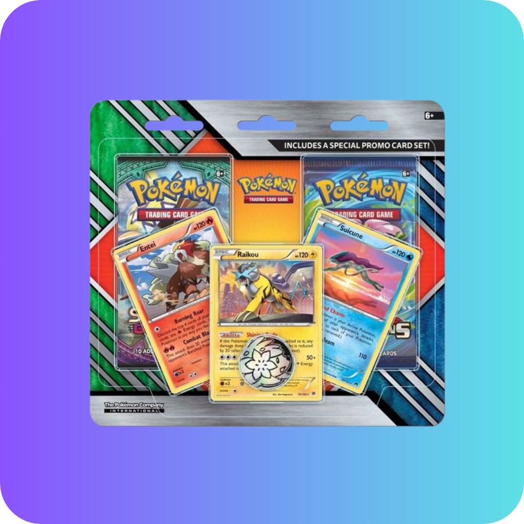 Guardians Rising: Legendary Beasts 2-Pack Blister Pack [Raikou, Entei, & Suicune] Englisch Sealed