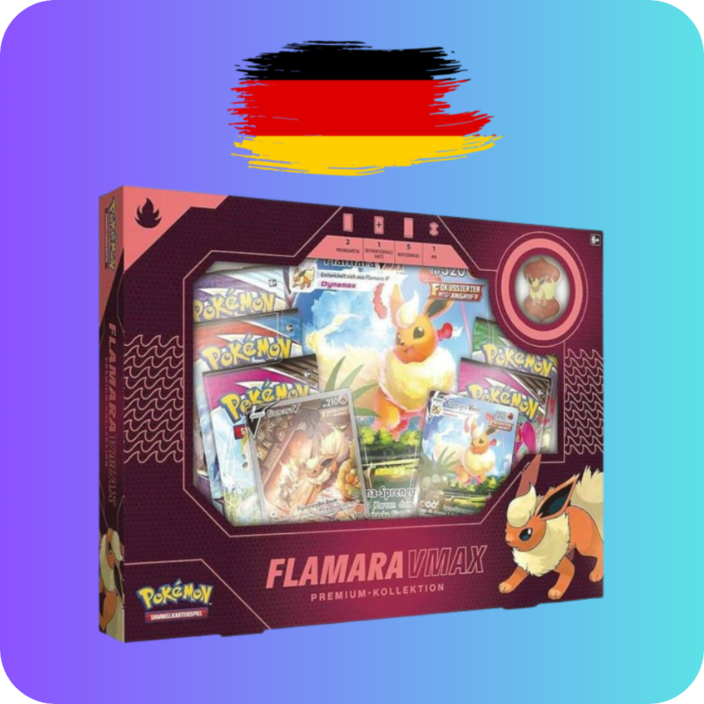 Pokemon Flamara-VMAX Premium Kollektion Deutsch Sealed
