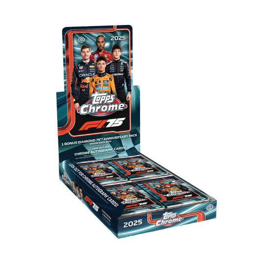 2025 Topps Chrome F1 Formula 1 Hobby 12-Box Case PreOrder