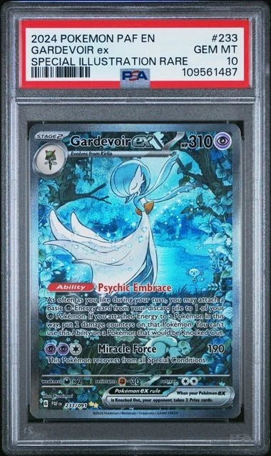 Pokemon Gardevoir ex 233/091 PSA 10 English Version - Paldean Fates gegradet