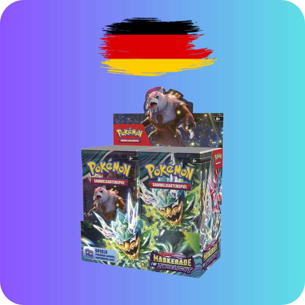 Pokemon Karmesin & Purpur Maskerade im Zwielicht Display Deutsch
