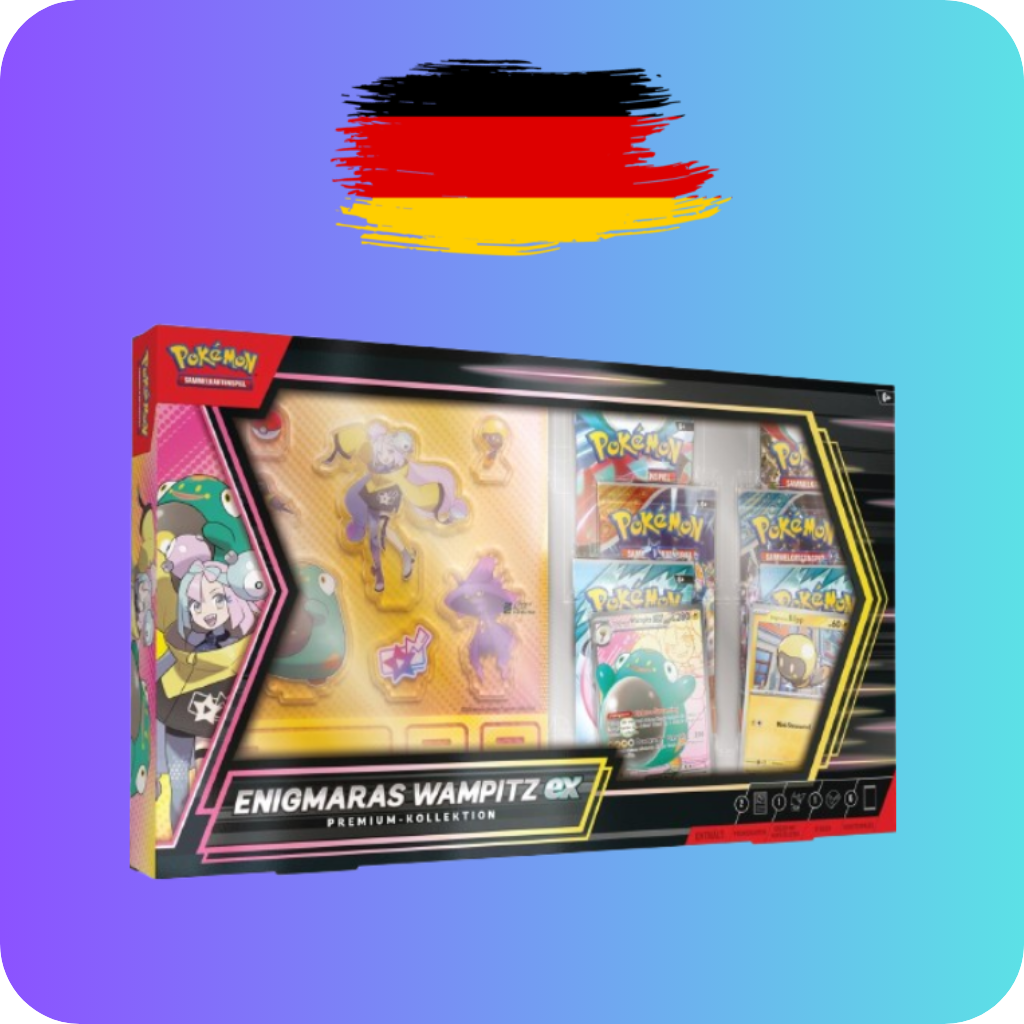 Pokemon Enigmaras Wampitz ex Premium Kollektion Deutsch Sealed