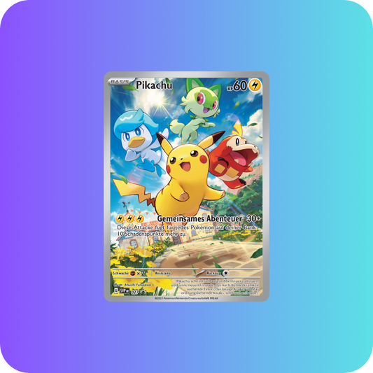 Pokemon SVP Promo - Pikachu 027 SVP DE Einzelkarte NM - Pokemon Karte Deutsch Black Star Promo